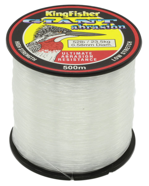 Giant Abrasion Nylon .58mm 23.5kg-52lb Clear 500m