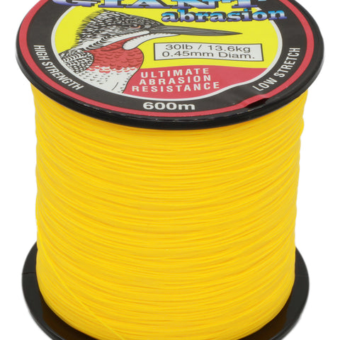 Giant Abrasion Nylon .45mm 13.6kg-30lb Gold 600m