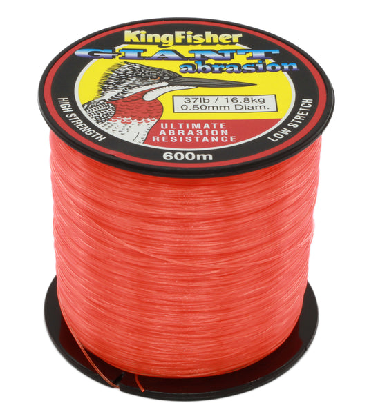 Giant Abrasion Nylon .50mm 16.8kg-37lb Orange 600m