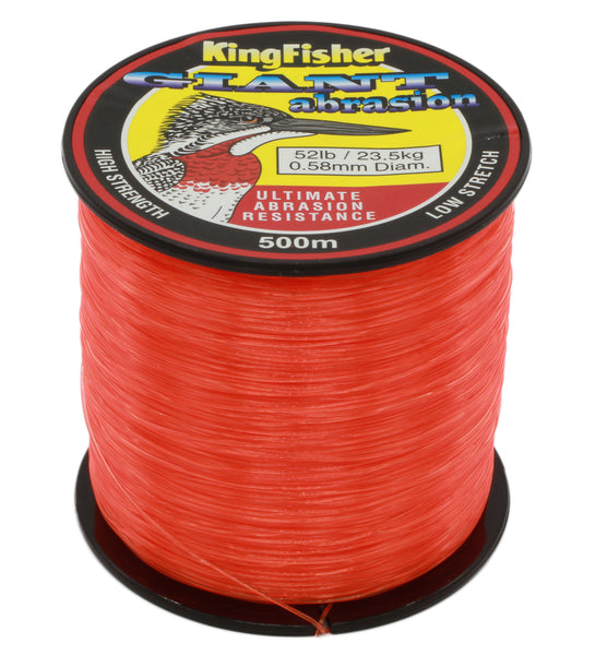 Giant Abrasion Nylon .58mm 23.5kg-52lb Orange 500m