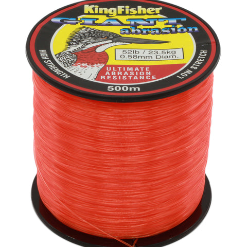 Giant Abrasion Nylon .58mm 23.5kg-52lb Orange 500m