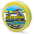 Pro Super Braid 600m 22.7kg-50lb .37mm - fluro yellow