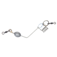 Non return weighted slide - Heavy duty - 2mm + bead 3-4oz