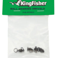 Ball bearing swivel - 2 solid rings, Size 2 - 4 pack