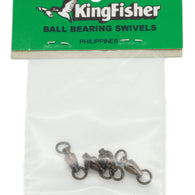 Ball bearing swivel - 2 solid rings, Size 3 - 4 pack