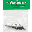 Ball bearing swivel - 2 solid rings, Size 4 - 4 pack