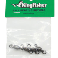 Ball bearing swivel - 2 solid rings, Size 4 - 4 pack