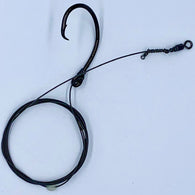 KFA pro-tied drone trace - 200lb carbon coated with 12/0 circle hook