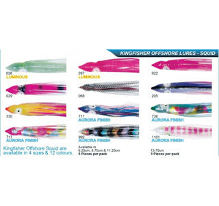 Octopus skirts N-COL 205 8.75cm - 5 pack