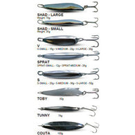 Killer Chrome spoon  V small with a treble hook