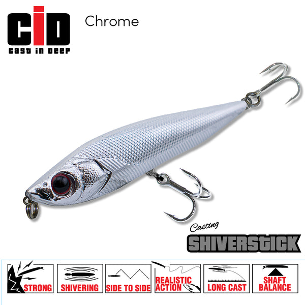 Shiverstick 125mm 45g - Chrome