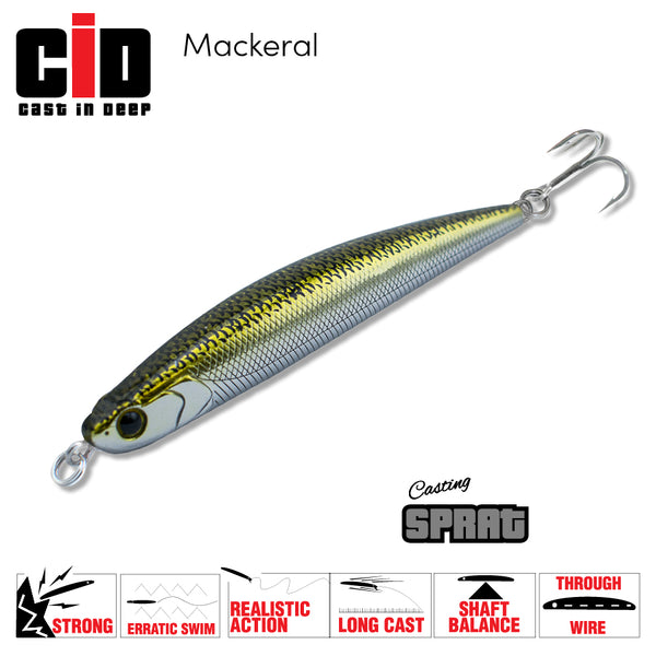 Casting Sprat 90mm 30g - Mackerel