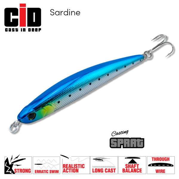 Casting Sprat 80mm 21g - Sardine