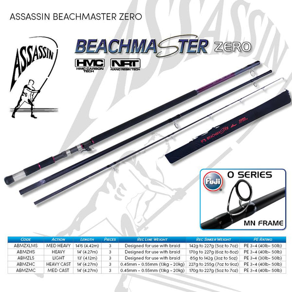 BeachMaster ZERO 14' Medium Cast 5-7oz
