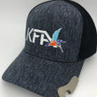 KFA cap with bottle opener - dark grey heather