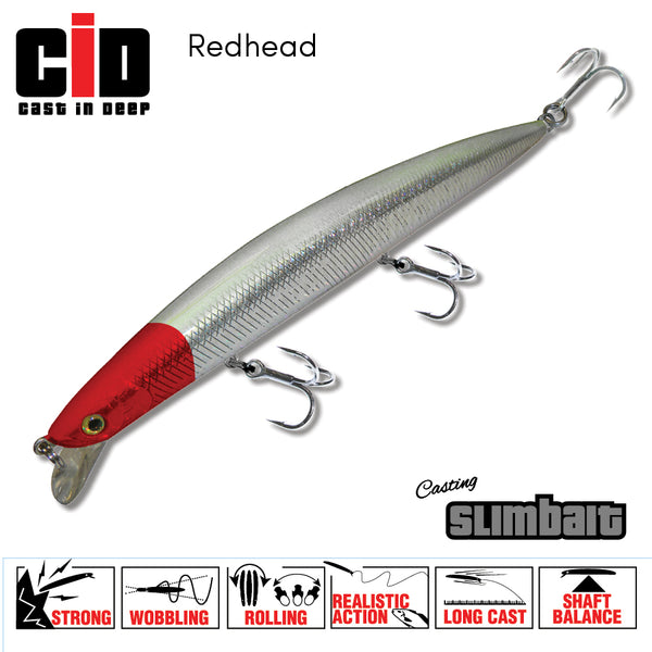 Slimbait 175mm 30g - Red Head