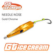 GT Ice cream Needle Nose CHROME GOLD 2 oz