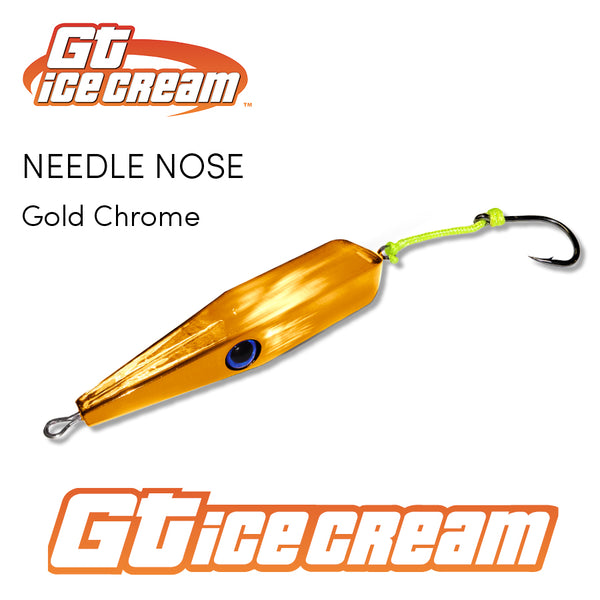 GT Ice cream Needle Nose CHROME GOLD 1.5oz